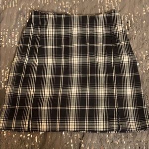 black plaid brandy skirt (bundle)